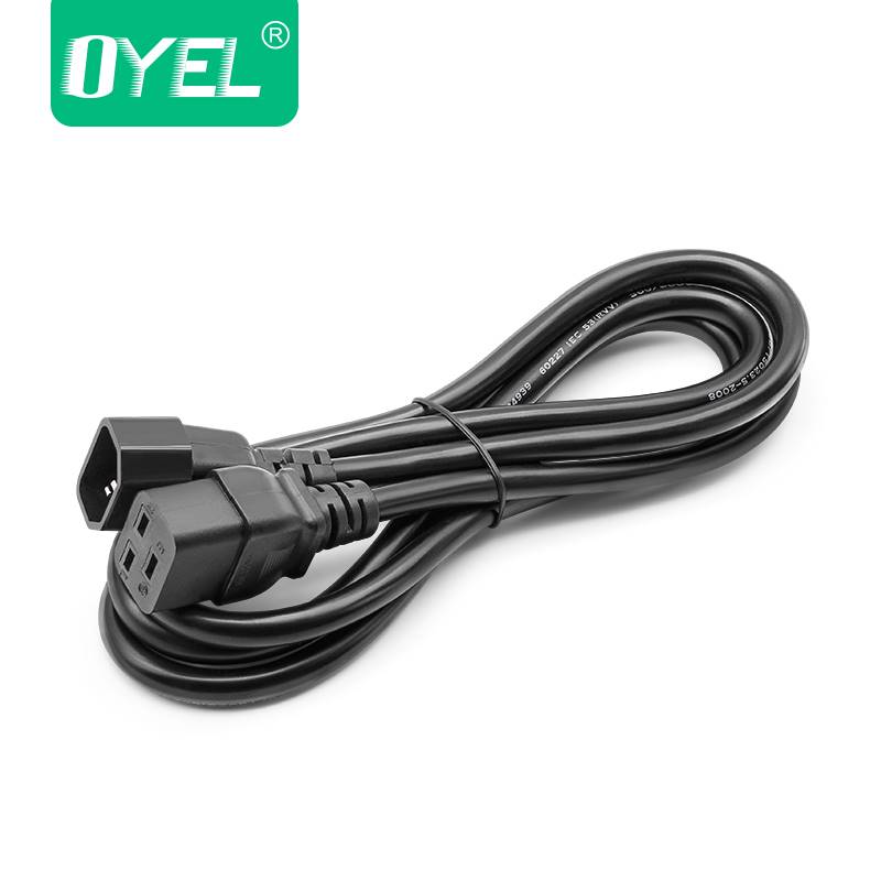 10A/16AC14-C19伺服器PDU电源线C14-C19延长线C13转C20品字尾电线