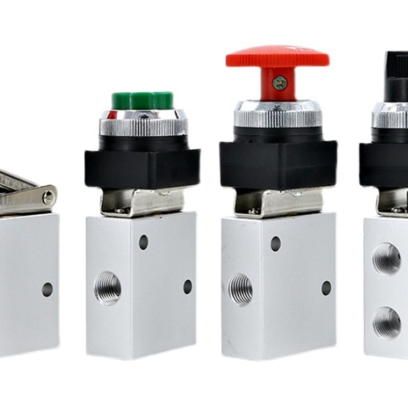 机械阀气动行程开关手动阀JM-05/06A/07二位三通按压式滚轮式气阀