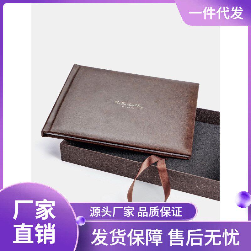 速发可批影楼结艺照片书皮婚相册婚纱照纪念册制作情侣影集送