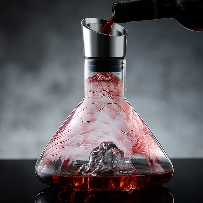 速发器布式红酒醒酒瀑快速家用套酒奢华高档玻璃葡萄酒倒酒存酒分