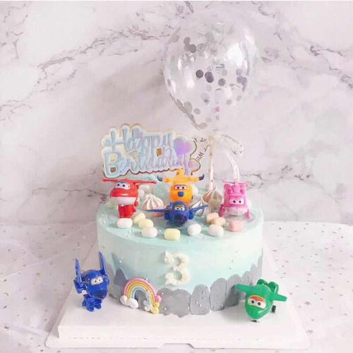 速发烘焙蛋糕装饰摆饰1/4吋套筒扳手机生日蛋糕插牌插件甜品台装