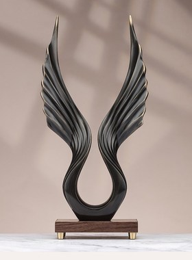 轻奢黄铜大鹏展翅摆件客厅办公室装饰桌面领导办公室招财老鹰