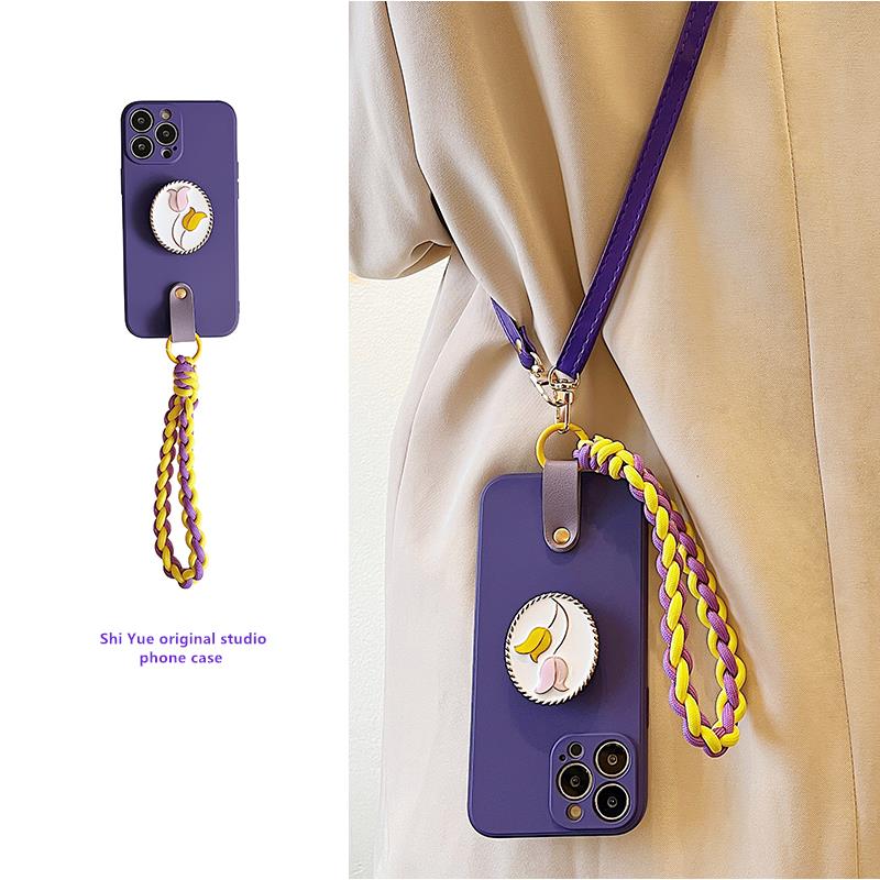 一加ace5/2pro手机保护壳2v挂绳一加11斜挎一加ace2可抱婴袋10pro郁金香Ace3v支架oppo一加9个性9rt女8t矽胶1