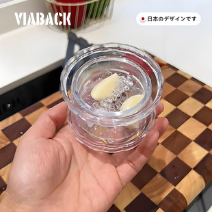 官方正品磨完蒜还能当蘸料碟！蒜泥研磨器厨房按压磨蒜蓉工具家用