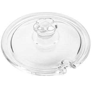 玻璃杯盖单卖通用杯盖耐高温带吸管孔牛I奶杯盖配件杯盖子燕麦杯