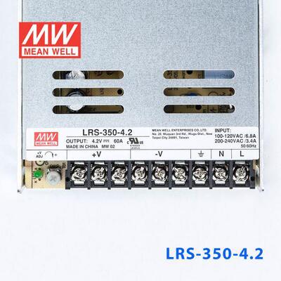LRS-350开关电源220转3.3V4.2V5V60A/200~300WNES/S工业级