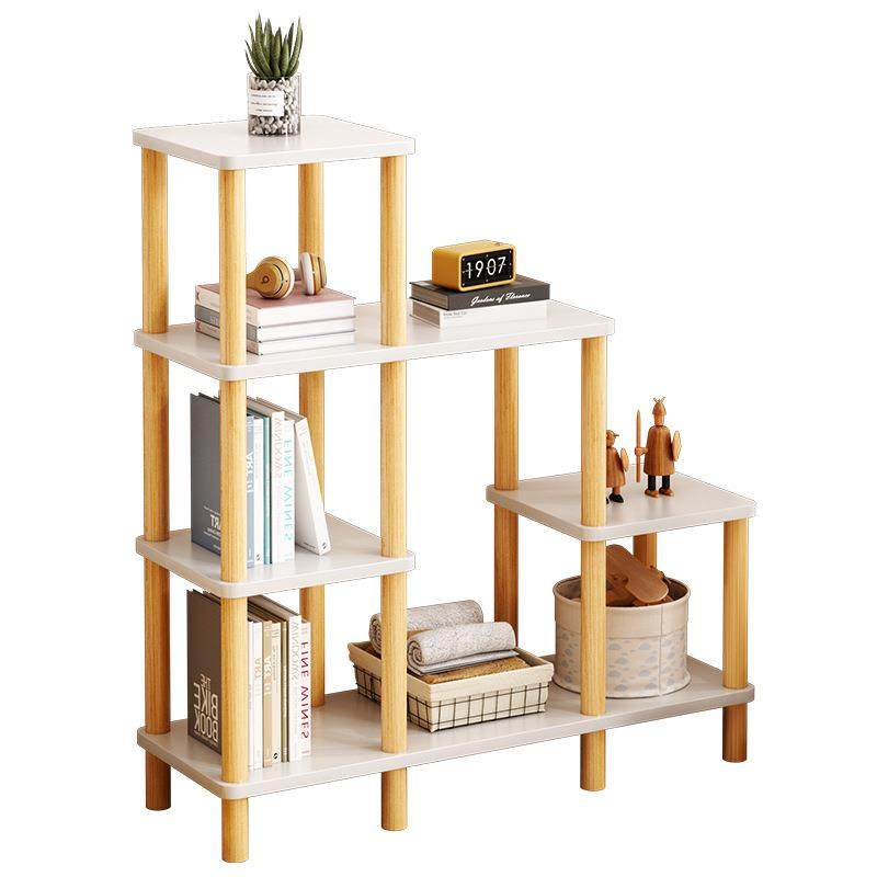 书架客厅收纳置物架落地书柜家用卧室阳台花架房间展示架储物柜子