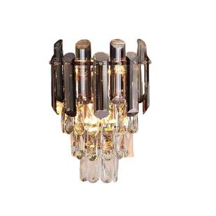 后现代水晶壁灯轻奢卧室床头灯简约过道创意客厅电视背景墙走廊灯