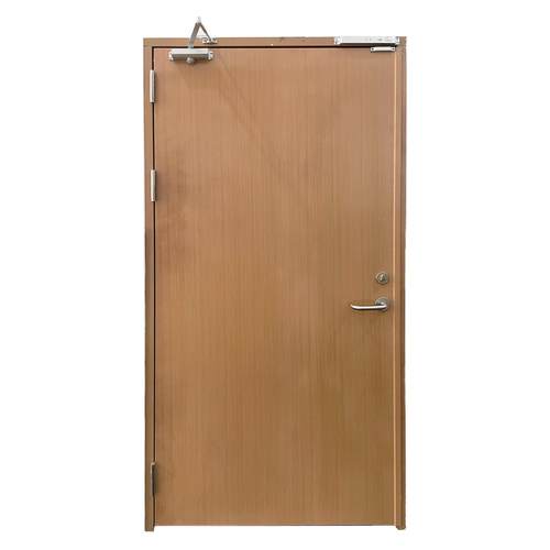 钢制木纹转印防火门甲级乙级消防门金属不锈钢转印门木质防火门