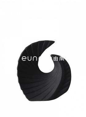 现代黑白艺术摆件客厅酒柜家居软装饰品办公室书房电视柜装饰摆件