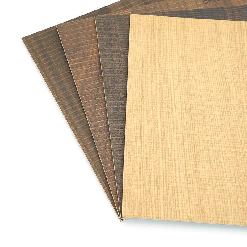 胡桃木锯痕板实木皮木饰面板黑胡桃护墙板kd板木纹装饰板