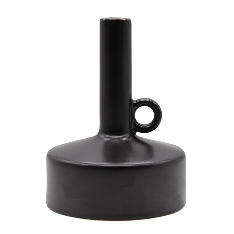 现代简约小清新陶瓷瓶摆件客厅样板间插花花创几意何术装饰艺IED