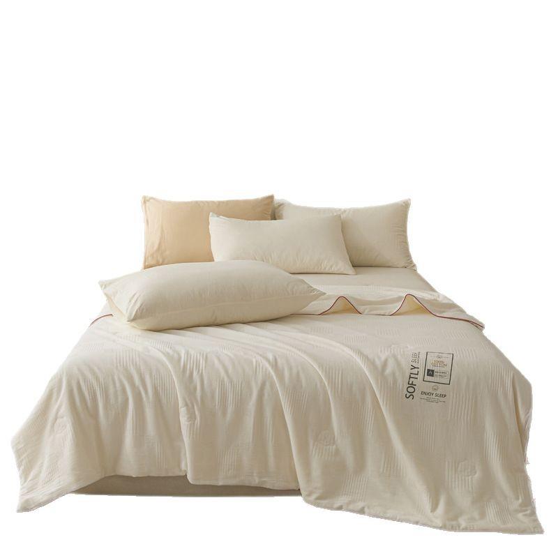 款全新棉水洗棉提花sxb0612棉花凉被生春夏季夏空调被学宿舍春秋