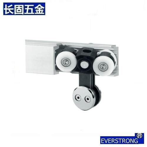 长固ST-Q004不锈钢玻璃移门吊轮滚滑动门系统玻璃配件