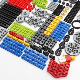 科技小颗粒积木散件9686配件散装带孔砖机械混装散件玩具