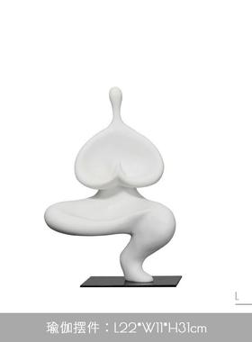 简约法式马头书房柜办公室客厅茶几样板间摆件酒柜电视柜软装饰品