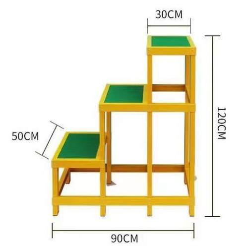 电力工具一层两层三层玻璃钢绝缘凳电工玻璃钢绝缘梯高低凳绝缘台