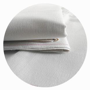 德州帆布厂家20安涤棉2米宽4*4白帆布布料工业过滤布