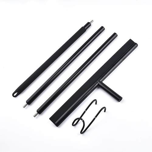 黑色加厚硅胶地刮地面推水器硅胶扫把加长手柄浴室玻璃刮水器