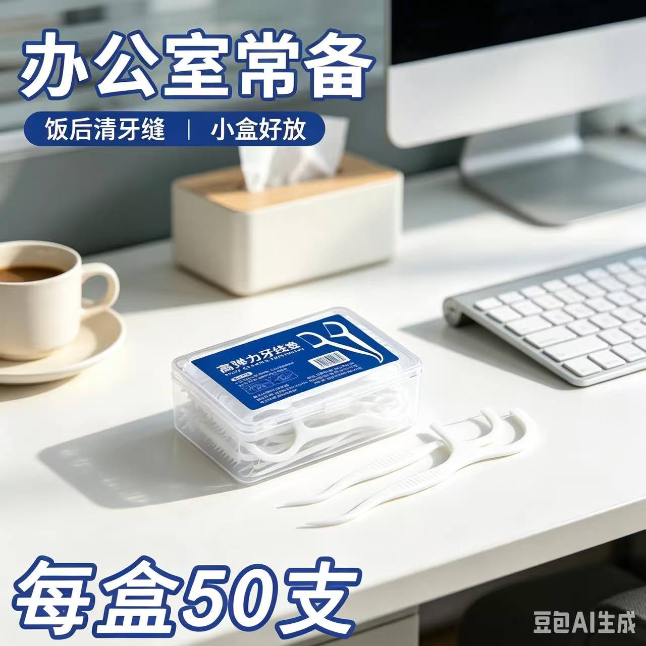 一次性超细高分子细滑牙线棒
