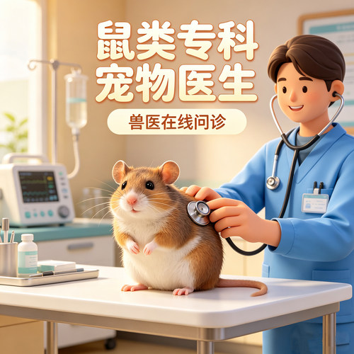 宠物医生在线问诊兽医问诊24小时异宠问诊鼠仓鼠花枝鼠松鼠金丝熊