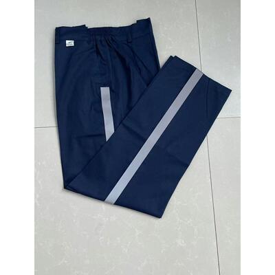 纯棉夏季反光条工作服薄裤子煤矿井下汽修工厂车间工地耐磨劳保裤