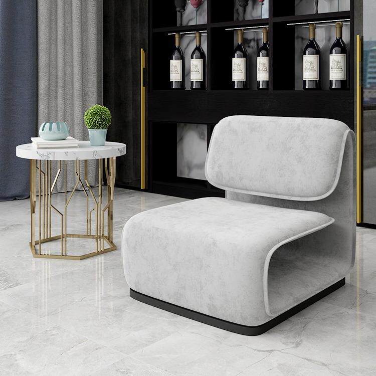 网红艺术轻奢单人椅客厅酒店餐厅服装店小户型简约现代异形沙发椅