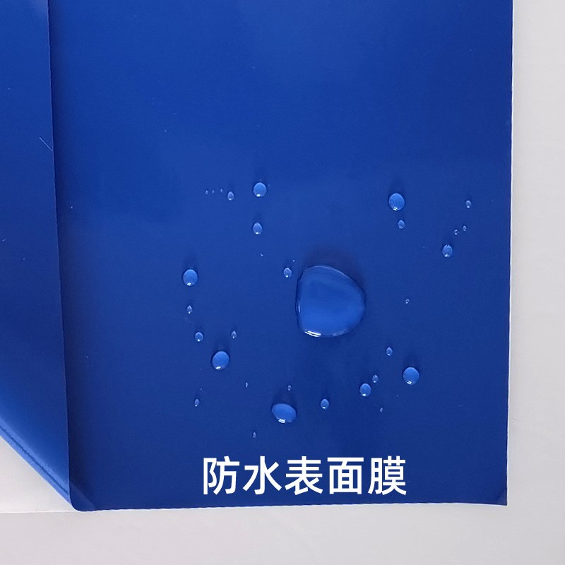 蓝色鱼缸背面贴纸水族箱宠物箱哑白色黑色装饰材料双面同色自粘