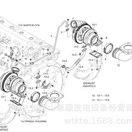 89CM820六角法兰螺栓DP222CC斗山