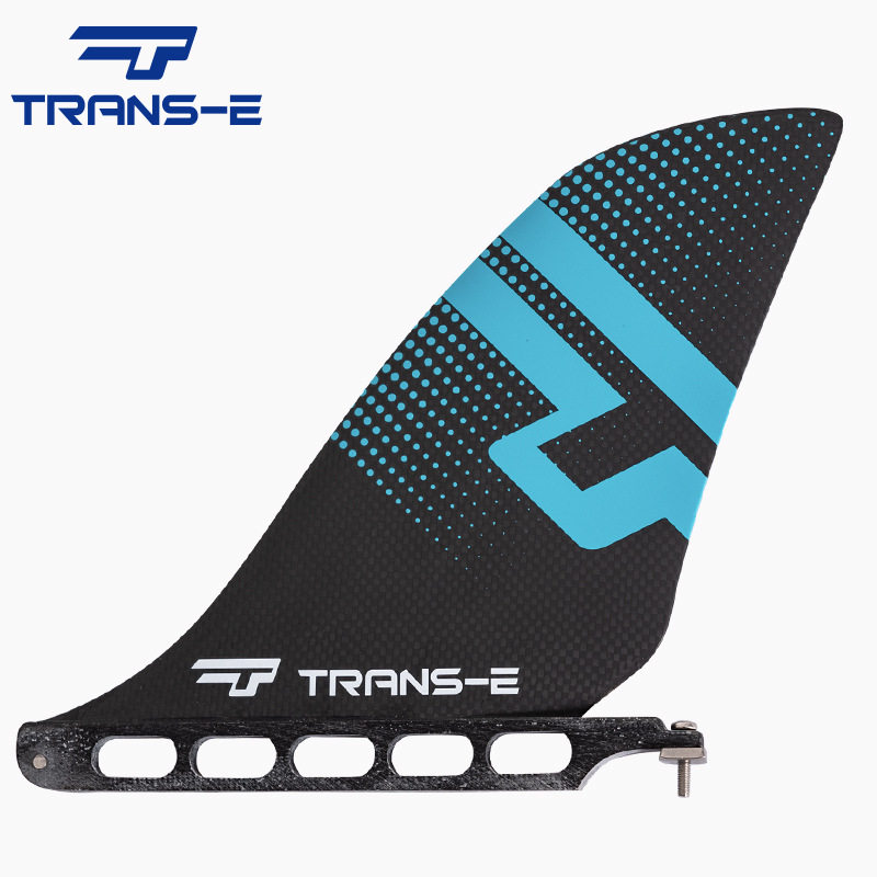 TRANS-E创意集团桨板7.5英寸碳纤维尾鳍竞速螺丝尾鳍尾舵鲨鱼鳍
