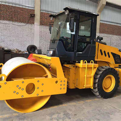 十吨单钢轮震动压路机 座驾式振动压路机 10吨单滚筒压路机现货