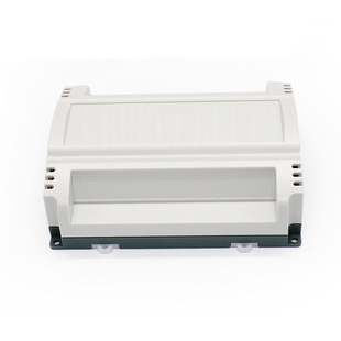 ABS阻燃盒AK80008 导轨PLC工控盒电子工程174*139*57MM塑料外壳