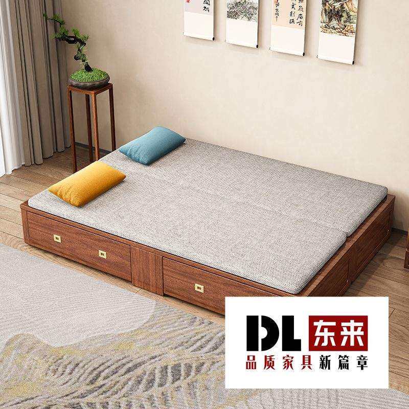 多功能沙发床折叠两用小户型客厅单双三人实木折叠储物沙发床两用