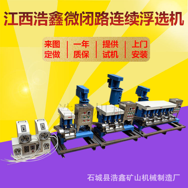 实验室多槽连续浮选机FX3-12L云母浮选设备配搅拌桶给药泵胶管泵