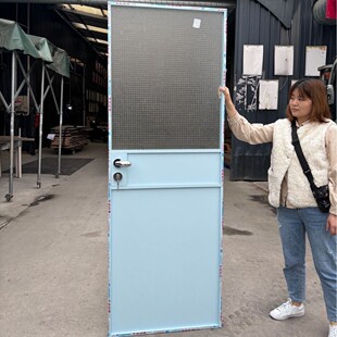 柯布西耶小蓝门推拉门卧室厕所卫生间门洗手间复古法式门玻璃移门