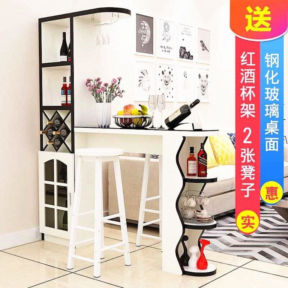 吧台桌家用吧台桌酒柜客厅吧台餐厅隔断柜吧台酒柜靠墙小吧台轻奢