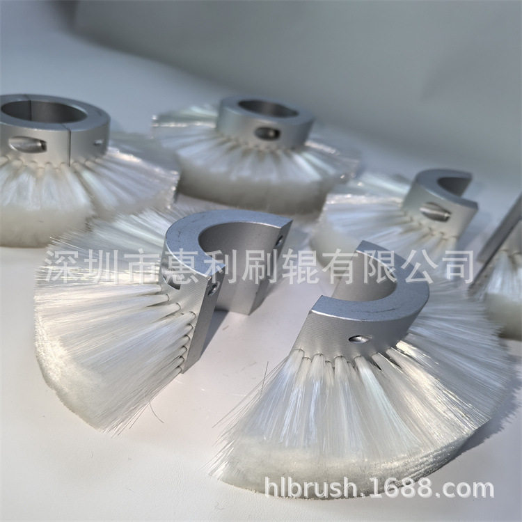 铝合金毛刷玻璃清洗机毛刷铝合金工业防尘毛刷帆布条刷