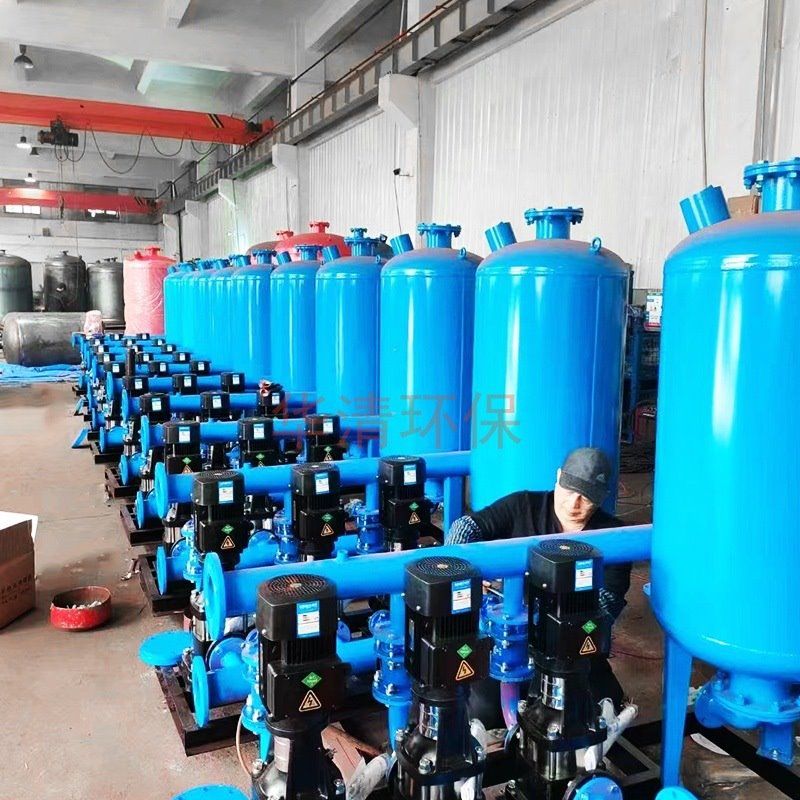 定压补水装置扬程25M空调系统给水装置隔膜罐 囊式泵式真空排气