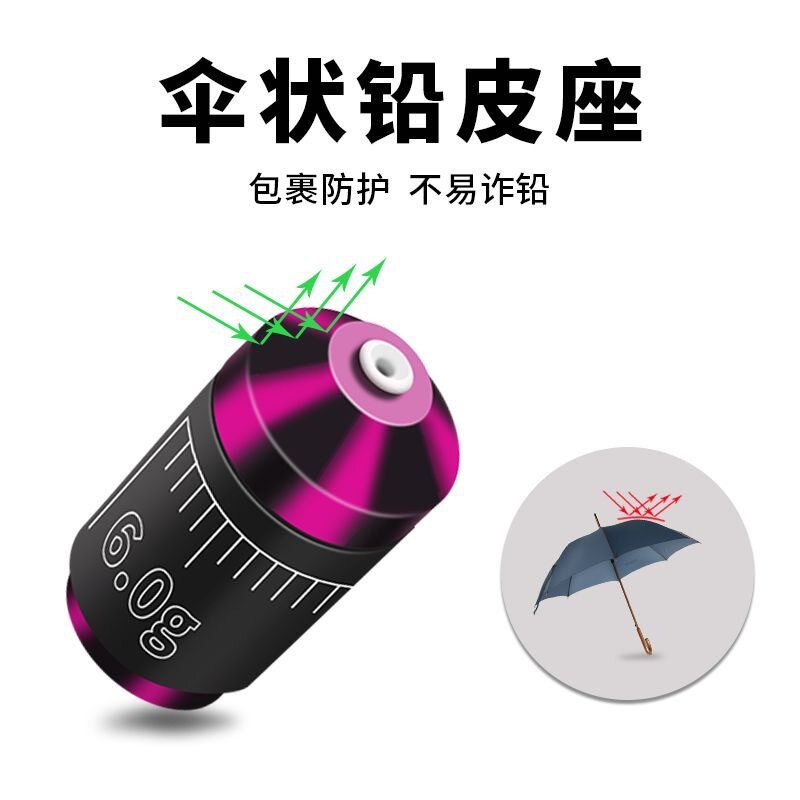 手竿线组防炸铅双芯刻度铅散快速铅钓鱼铅坠大物加厚可调铅皮卷