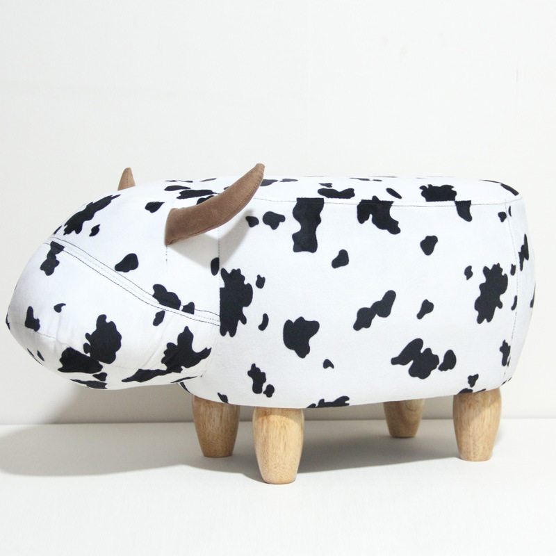 设计师可爱布艺儿童换鞋凳
