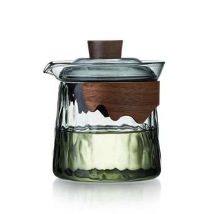 玻璃盖碗茶杯家用大号防烫三才泡茶碗带盖单个手抓壶功夫茶具套装