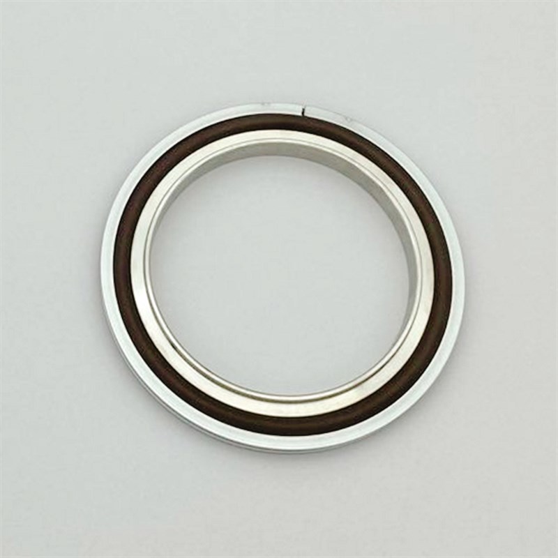 ISO高a真空中心支架304不锈钢63氟胶80铝外100法兰160密封O型200