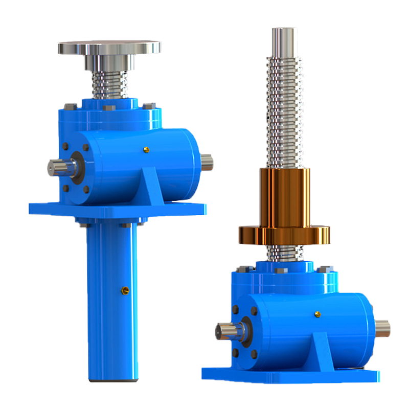 swl1T丝杆升降机蜗轮涡轮蜗杆减速机小型手摇电动螺旋提升降台