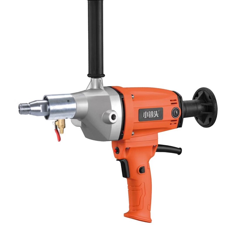 小锒头手持式水钻机无水封钻孔机空调开孔干打混凝土大功率小榔头