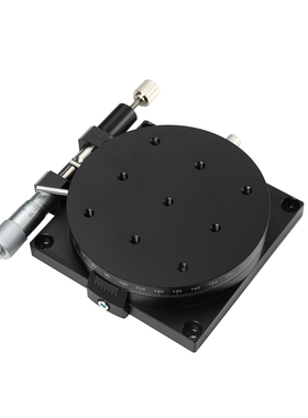 R轴旋转滑台RS /RPG/ELF01/CGZR位移微调平台手动角度分度盘360