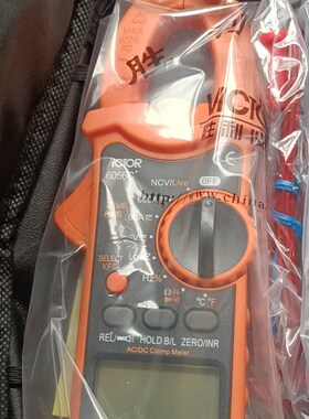 胜利钳形表DM6056C数字电流表VC6056c 交直流温度电压保护vc60b+