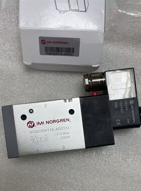 VCB22D417A-AD213J,诺冠Norgren,先导式电磁阀,G1/2螺纹,24DC