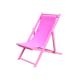 沙滩椅玫红躺椅可折叠粉色网红款 木质简约休闲阳台椅子 海边便携式