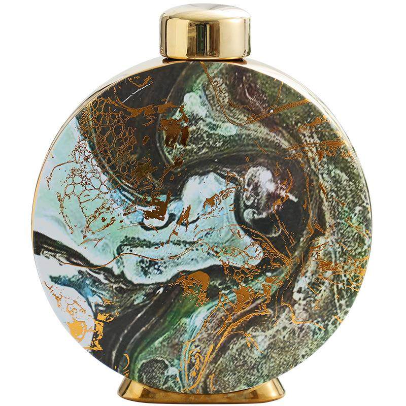 欧式轻奢陶瓷花瓶客厅插花摆件客厅创意家居电视柜样板间软装饰品,橡塑材料及制品,工业陶瓷,淘宝优惠券,粉丝福利购,淘宝优惠卷