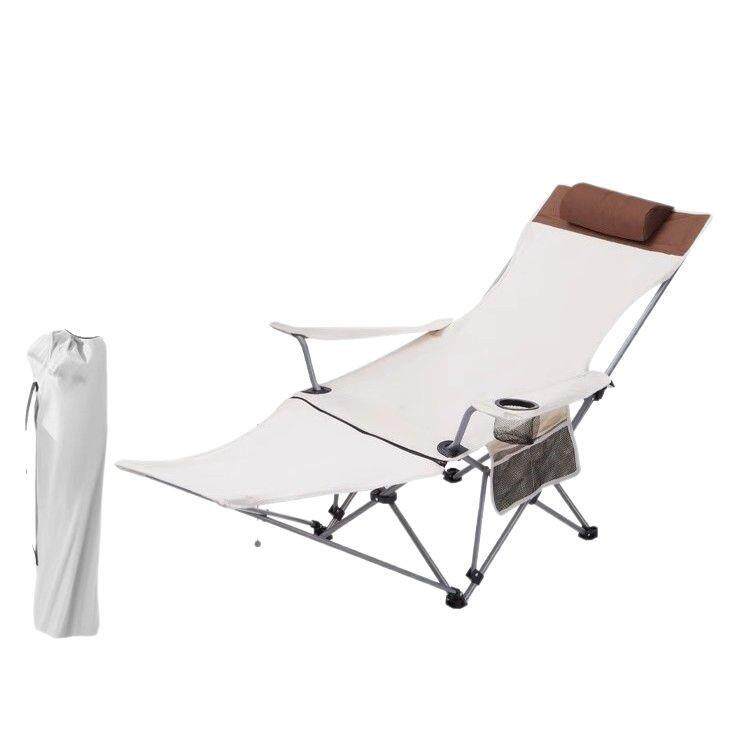 户外折叠躺椅露营椅子便携式超轻钓鱼休闲凳子野营午休靠背沙滩椅